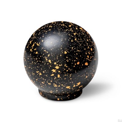 Puxador para móvel Ren Melange Preto e Laranja 35 Madeira Faia