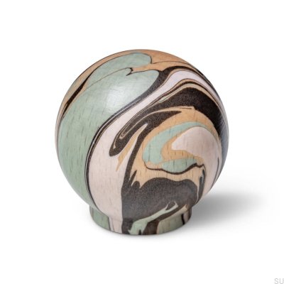 Puxador de móvel Ren Espresso Aqua Green 35 Madeira Faia