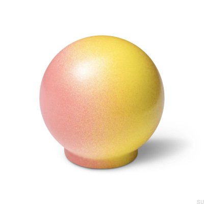 Puxador para móvel Ren Gradient Rosa e Amarelo 35 Madeira Faia
