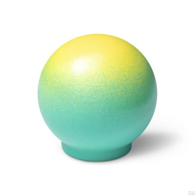Puxador de móvel Ren Gradient Citrone em Verde Claro 35 Madeira Faia