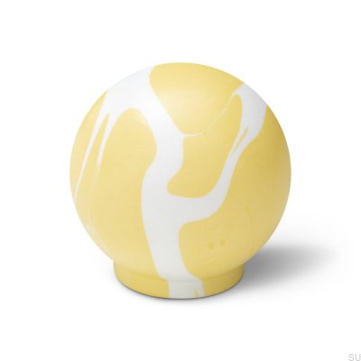 Puxador para móveis Ren Branco Amarelo 35 Madeira Faia