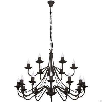 Lustre Rosa 18 Metal Preto