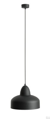 Luminária Pendente Como Metal Preta