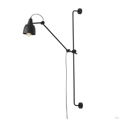 Luminária de Parede Drone Metal Preto