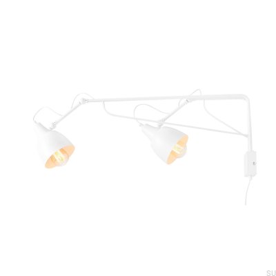 Luminária de parede Soho 2 Metal Branco