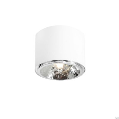 Luminária de Teto Bot Metal Branco