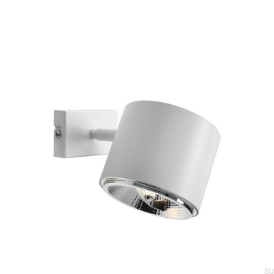 Luminária de parede Bot Metal Branco