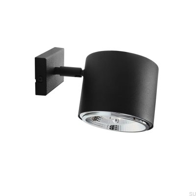 Luminária de parede Bot Metal Preto