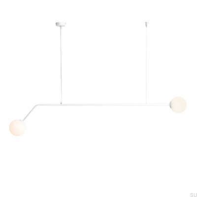 Luminária Pendente em Metal Branco Puro