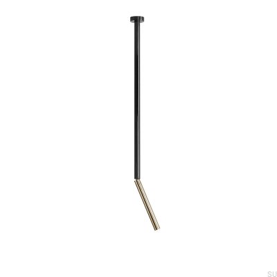 Candeeiro de Teto Stick L Metal Preto