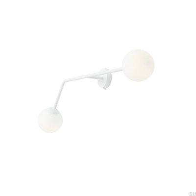 Luminária de parede Pure Horizontal Metal Branco