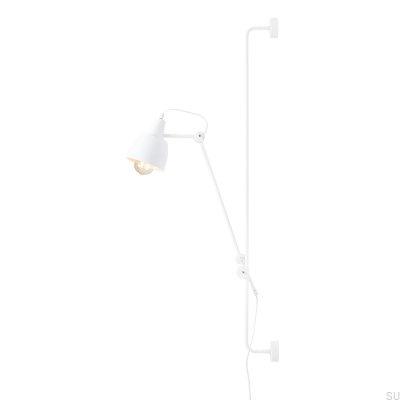 Luminária de parede Dron Branco Metal Branco