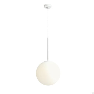 Luminária pendente Bosso Medium 30 Metal Branco