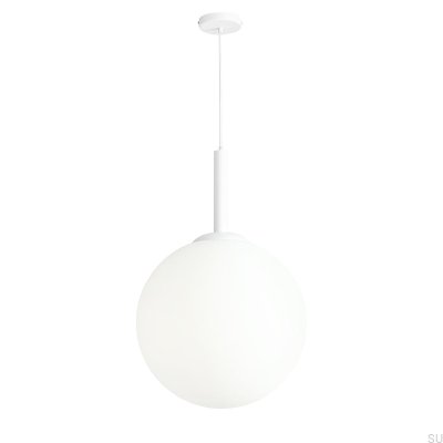 Luminária pendente Bosso Grande 50 Metal Branco