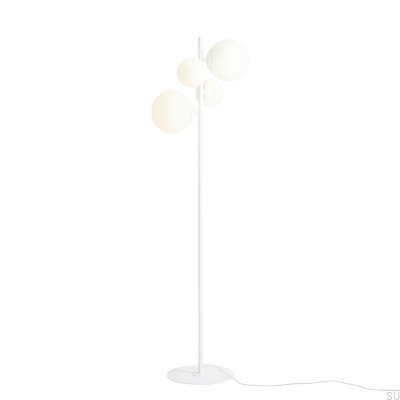 Luminária de Piso Bloom Metal Branco