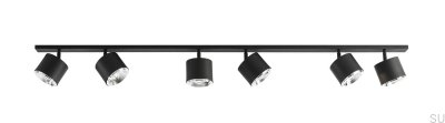 Luminária de Teto Bot 6 (3x2) Metal Preto