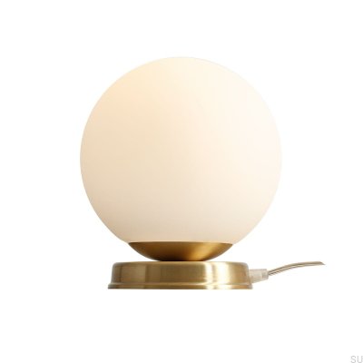 Luminária de mesa Ball M Latão escovado