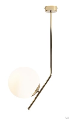 Luminária de teto Gallia Metal Gold