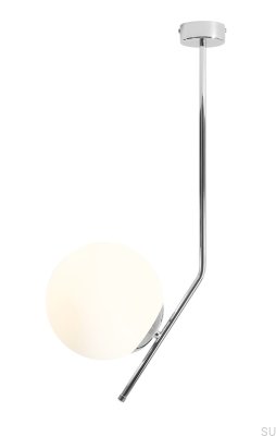 Luminária de teto Gallia Metal Prata Cromada
