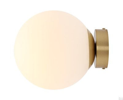Luminária de Parede Ball M Latão Escovado