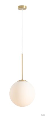 Luminária pendente Bosso Medium 30 em latão