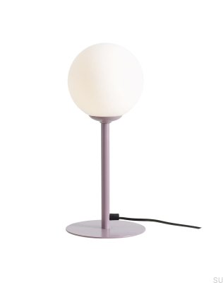 Luminária de mesa Pinne Metal Roxa