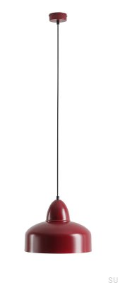 Luminária Pendente Como Metal Borgonha