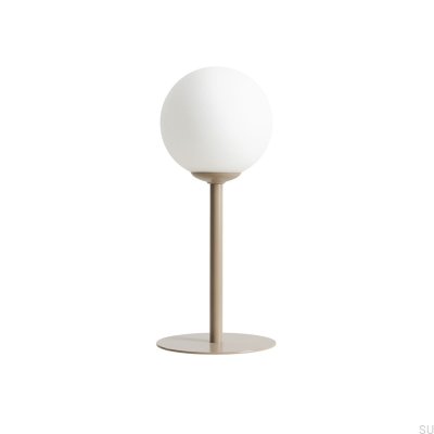 Luminária de mesa Pinne Metal Bege