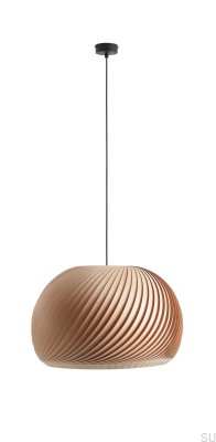 Luminária pendente Nature Dark XL Madeira Faia