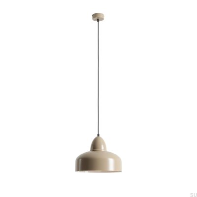 Luminária Pendente Como Metal Bege