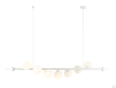 Luminária Pendente Wave 7 Metal Branca