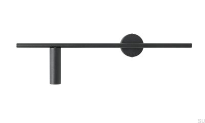Luminária de parede Trevo Metal Black (esquerda)