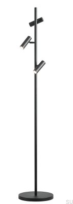 Luminária de chão Trevo Metal Black