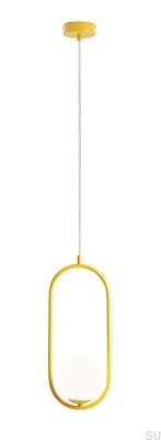 Luminária Pendente Riva Metal Mostarda