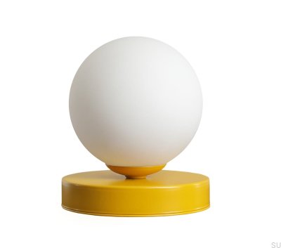 Luminária de mesa Ball S Metal Mostarda