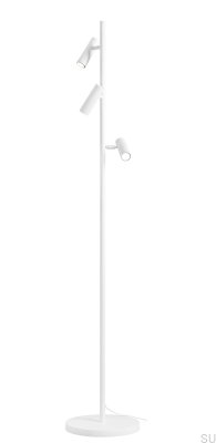 Luminária de Piso Trevo Metal Branco