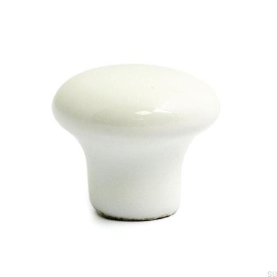 Puxador para móveis 1002 32 Porcelana branca