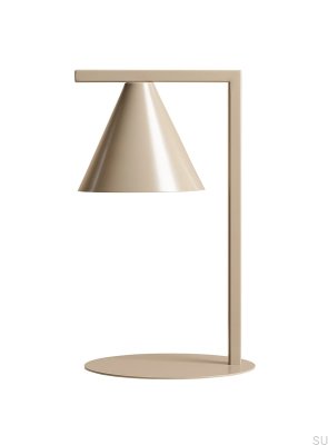 Luminária de mesa Form Metal Bege