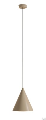 Luminária pendente Form Metal Bege