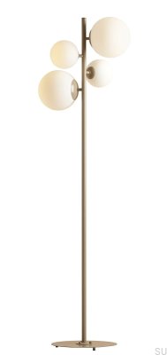 Luminária de Piso Bloom Metal Bege