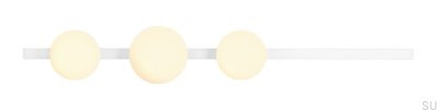 Luminária de parede Garda 3 Metal Branco