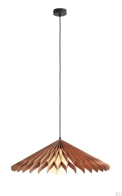 Luminária pendente Nature Sun XL Madeira Faia