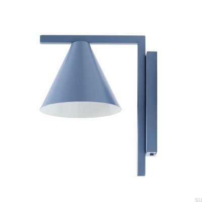 Luminária de parede Form Metal Azul