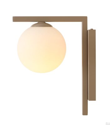 Luminária de parede Zac Metal Bege