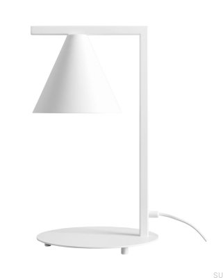 Luminária de mesa Form Metal Branco