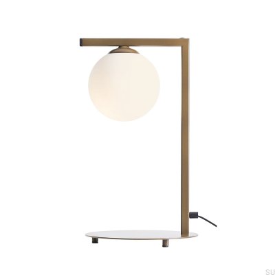 Luminária de mesa Zac Metal Bege