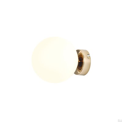 Luminária de Parede Ball S Metal Dourado