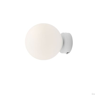 Luminária de Parede Ball S Metal Branco