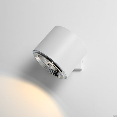 Luminária de parede Bot Metal Branco