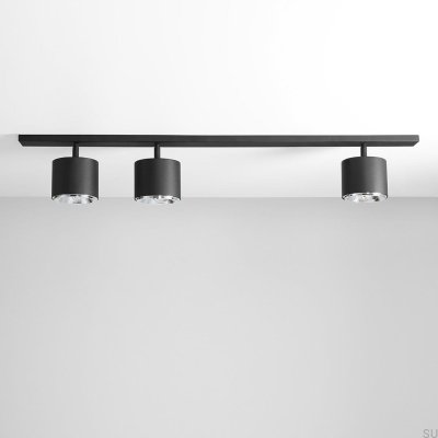 Bot 3 Luminária de Teto Metal Preta